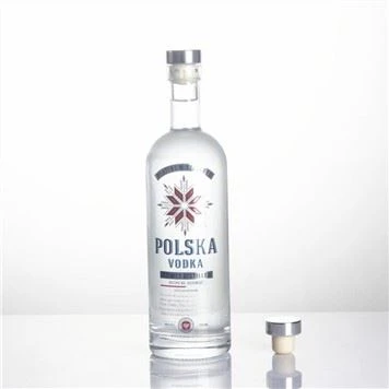 Boca za votku sa staklenim sito štampanjem od 750 ml super kremena